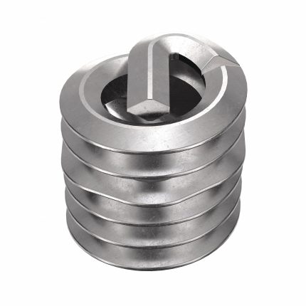 HELI-COIL Helical Insert: Tangless Tang Style, Screw-Locking, #4-40 Thread Size, 100 PK