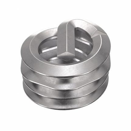 HELI-COIL Helical Insert: Tangless Tang Style, Screw-Locking, 1/4"-20 Thread Size, Plain, 100 PK