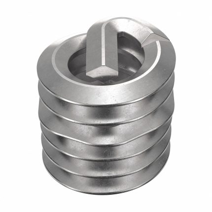 HELI-COIL Helical Insert: Tangless Tang Style, Screw-Locking, #6-32 Thread Size, 100 PK