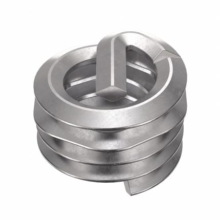 HELI-COIL Helical Insert: Tangless Tang Style, Screw-Locking, #8-32 Thread Size, Plain, 100 PK