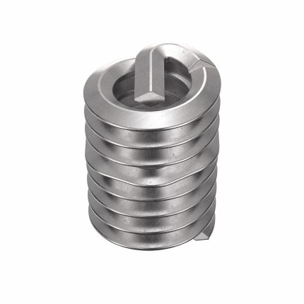 HELI-COIL Helical Insert: Tangless Tang Style, Screw-Locking, #10-24 Thread Size, Plain, 100 PK
