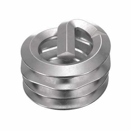 HELI-COIL Helical Insert: Tangless Tang Style, Screw-Locking, 1/4"-20 Thread Size, Plain, 100 PK