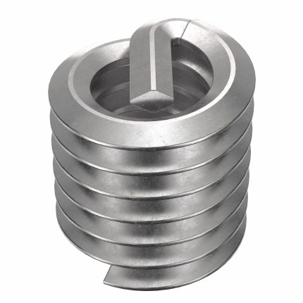 HELI-COIL Helical Insert: Tangless Tang Style, Screw-Locking, 1/4"-20 Thread Size, 100 PK