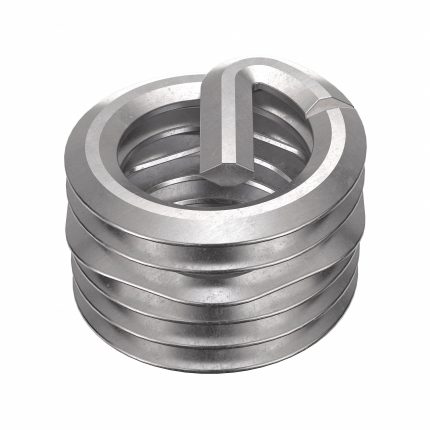 HELI-COIL Helical Insert: Tangless Tang Style, Screw-Locking, 1/4"-28 Thread Size, Plain, 100 PK