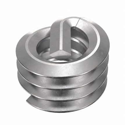 HELI-COIL Helical Insert: Tanged Tang Style, Screw-Locking, #10-24 Thread Size, 100 PK