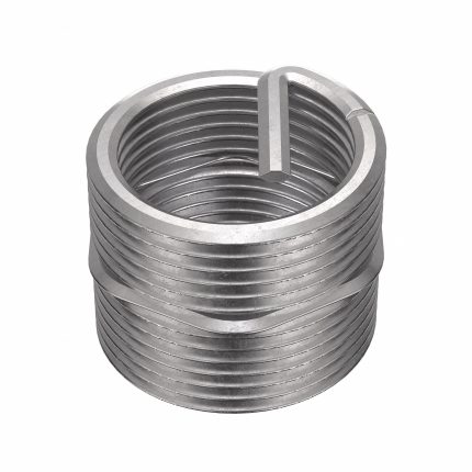 HELI-COIL Helical Insert: Tanged Tang Style, Screw-Locking, 1 1/4"-12 Thread Size, Plain, 100 PK