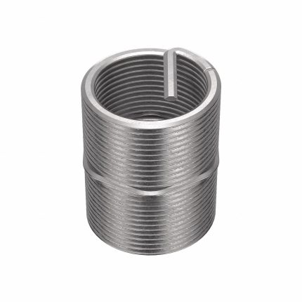 HELI-COIL Helical Insert: Tanged Tang Style, Screw-Locking, 1 1/2"-12 Thread Size, Plain, 100 PK