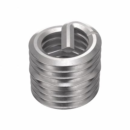 HELI-COIL Helical Insert: Tanged Tang Style, Screw-Locking, 1/4"-28 Thread Size, Plain, 100 PK