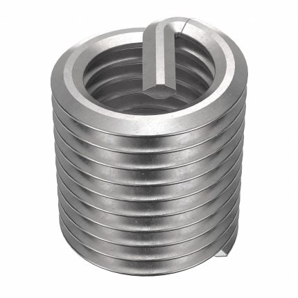 HELI-COIL Helical Insert: Tanged Tang Style, Screw-Locking, 5/16"-24 Thread Size, Plain, 100 PK