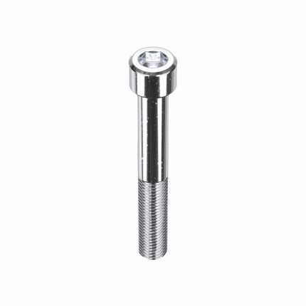 Socket Head Cap Screw: 5/16"-24 Thread Size, 2 1/4 in Lg, Std, Chrome Plated, Steel, 5 PK