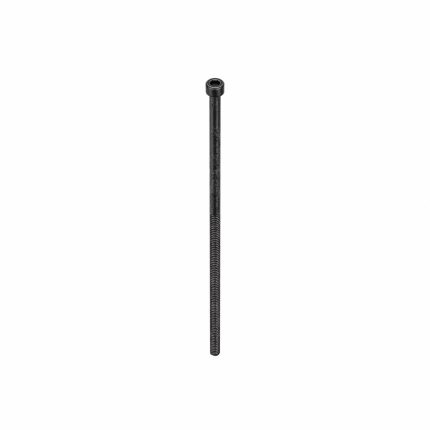 Socket Head Cap Screw: #10-24 Thread Size, 6 in Lg, Std, Black Oxide, Steel, 0.19 in Head Ht, 5 PK