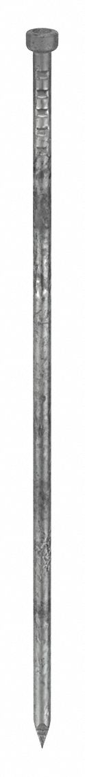 Finishing Nail,3 in,11 1/2 ga,PK121: Finishing Nails, 3 in Lg, 0.113 in Shank Dia, Smooth, 121 PK