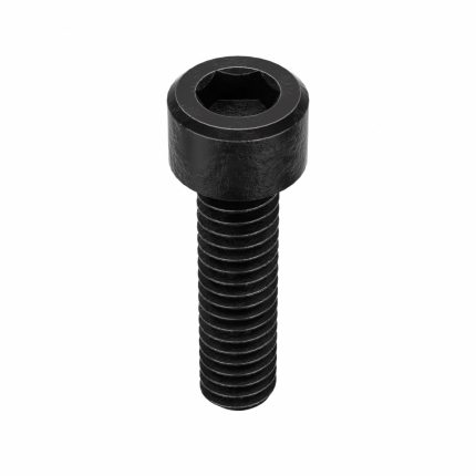 Socket Head Cap Screw: #8-32 Thread Size, 5/8 in Lg, Std, Black Oxide, Steel, 9/64 in Drive, 100 PK