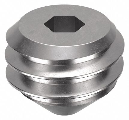 Socket Set Screw: 5/16"-18 Thread Size, 1/4 in Overall Lg, Cup pt, Stainless Steel, Plain, 1,000 PK