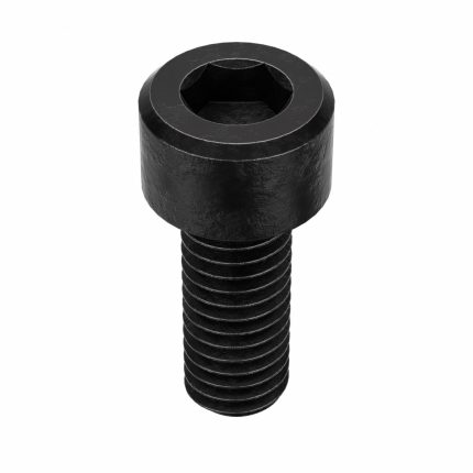 Socket Head Cap Screw: M6-1 Thread Size, 15 mm Lg, Std, Black Oxide, Steel, 6 mm Head Ht, 100 PK