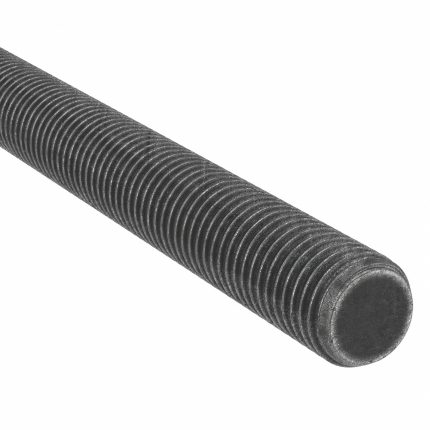Fully Threaded Stud: 3/4"-10 Thread Size, Steel, Grade B7, Black Oxide, 8 in Overall Lg, 10 PK