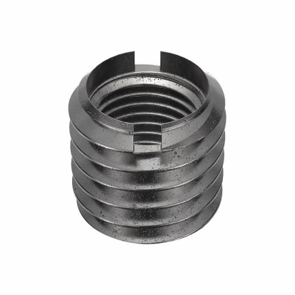 E-Z LOK Self Locking Thread Insert: Thin Wall, 3/8"-24 Int Thrd Sz, 1/2"-13 Ext Thrd Sz, 10 PK