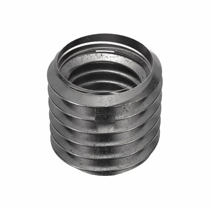 E-Z LOK Self Locking Thread Insert: Thin Wall, 1/2"-13 Int Thrd Sz, 5/8"-11 Ext Thrd Sz, Steel, 5 PK
