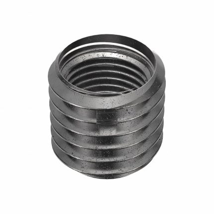 E-Z LOK Self Locking Thread Insert: Thin Wall, 1/2"-20 Int Thrd Sz, 5/8"-11 Ext Thrd Sz, Steel, 5 PK