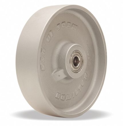 APPROVED VENDOR Caster Wheel: 8 in Wheel Dia., 2 in Wheel Wd, Iron, 1,200 lb Load Rating, Std