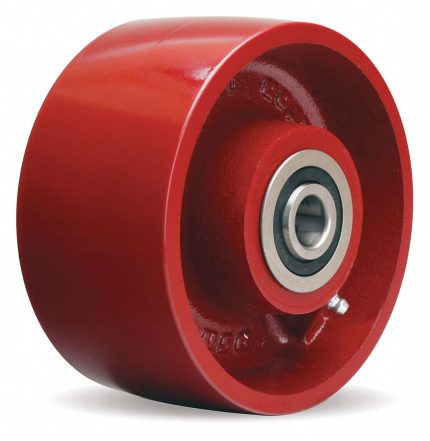 APPROVED VENDOR Caster Wheel: 6 in Wheel Dia., 3 in Wheel Wd, Iron, 2,000 lb Load Rating, Std