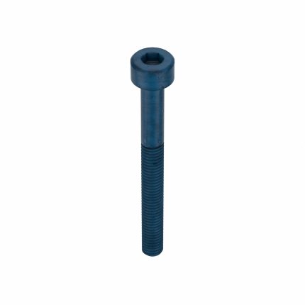 Socket Head Cap Screw: M3-0.5 Thread Size, 30 mm Lg, Std, Blue Phosphate, Steel, 3 mm Head Ht, 50 PK