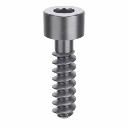 Socket Head Cap Screw: #6-32 Thread Size, 1/2 in Lg, Std, Plain, Steel, 0.138 in Head Ht, 5 PK