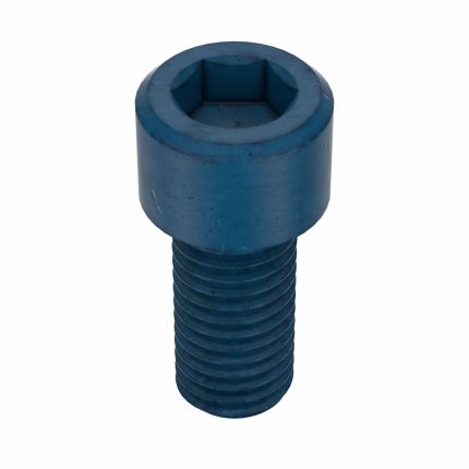 Socket Head Cap Screw: M12-1.75 Thread Size, 25 mm Lg, Std, Blue Phosphate, Steel, 10 PK
