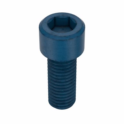 Socket Head Cap Screw: M12-1.75 Thread Size, 30 mm Lg, Std, Blue Phosphate, Steel, 10 PK