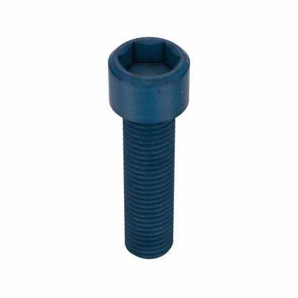 Socket Head Cap Screw: M16-2 Thread Size, 60 mm Lg, Std, Blue Phosphate, Steel, 16 mm Head Ht, 5 PK