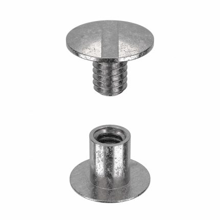 Binding Post: #8-32 Thread Size, 13/64 in Brl Dia, 1/4 in Brl Lg, 18-8 Stainless Steel, Plain, 25 PK