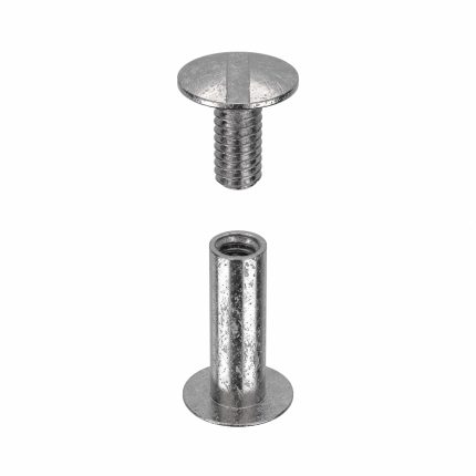 Binding Post: #8-32 Thread Size, 13/64 in Brl Dia, 5/8 in Brl Lg, 18-8 Stainless Steel, Plain, 10 PK