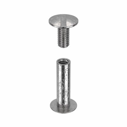 Binding Post: #8-32 Thread Size, 13/64 in Brl Dia, 3/4 in Brl Lg, 18-8 Stainless Steel, Plain, 10 PK