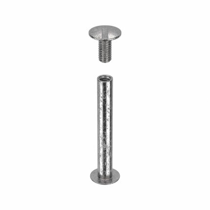 Binding Post: #8-32 Thread Size, 13/64 in Brl Dia, 1 1/2 in Brl Lg, 18-8 Stainless Steel, 10 PK