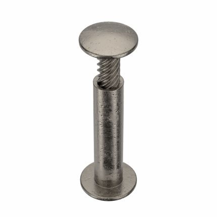 Binding Post: #8-32 Thread Size, 7/8 in Brl Lg, 13/64 in Brl Dia, Aluminum, Plain, No Drive, 50 PK