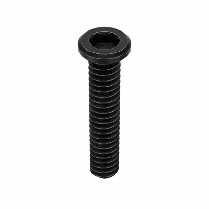Socket Head Cap Screw: #10-24 Thread Size, 1 in Lg, Std, Black Oxide, Alloy Steel, 100 PK