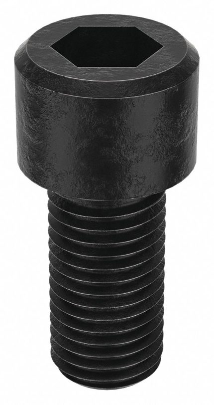 Socket Head Cap Screw: M24-3 Thread Size, 50 mm Lg, Std, Black Oxide, Alloy Steel, 10 PK