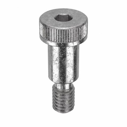 Shoulder Screw: Precision, 3/8"-16 Thr Size, 5/8 in Thr Lg, 3/4 in Shoulder Lg, Std, Plain, 5 PK