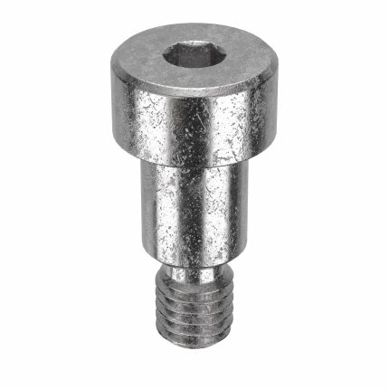 Shoulder Screw: Precision, #10-32 Thr Size, 1/4 in Thr Lg, 5/16 in Shoulder Lg, Std, Plain, 5 PK