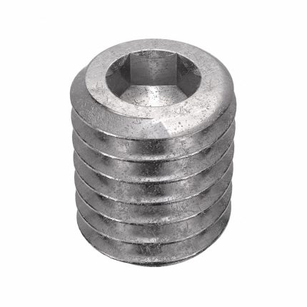 Socket Set Screw: #10-32 Thread Size, 1/4 in Overall Lg, Cup pt, Stainless Steel, Plain, 100 PK
