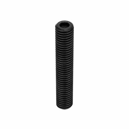 Socket Set Screw: 1/2"-13 Thread Size, 3 in Overall Lg, Cup pt, Alloy Steel, Black Oxide, 10 PK