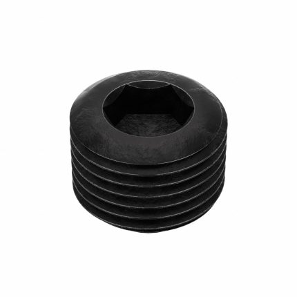 Socket Set Screw: 5/8"-18 Thread Size, 1/2 in Overall Lg, Cup pt, Alloy Steel, Black Oxide, 10 PK