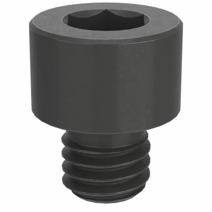 Socket Head Cap Screw: #10-32 Thread Size, 3/16 in Lg, Std, Black Oxide, Steel, 100 PK