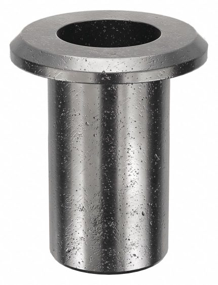 Rivet Nut: 3/8"-16 Thread Size, 27/32 in Overall Lg, 31/64 in Insert Dia, Steel, Plain, Steel, 25 PK