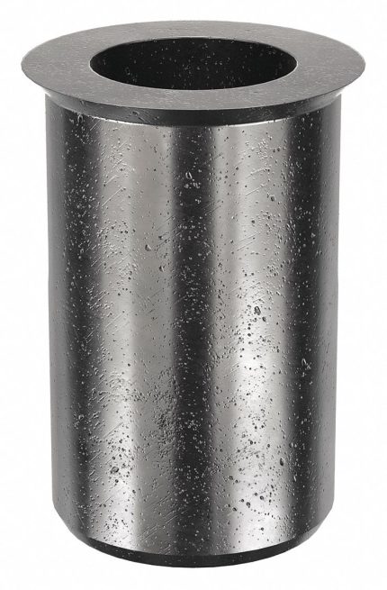 Rivet Nut: M4-0.70 Thread Size, 9.9 mm Overall Lg, 6.3 mm Insert Dia, Steel, Plain, Steel, 50 PK