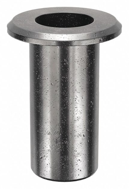Rivet Nut: 5/16"-18 Thread Size, 7/8 in Overall Lg, 13/32 in Insert Dia, Steel, Plain, Steel, 25 PK