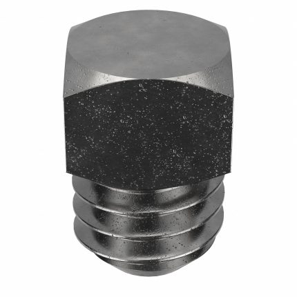 Socket Set Screw: 5/16"-18 Thread Size, 1/2 in Overall Lg, Cup pt, Steel, Plain, 100 PK