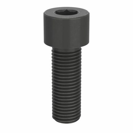 Socket Head Cap Screw: 1 1/4"-7 Thread Size, 3 1/2 in Lg, Std, Black Oxide, Steel, 1.25 in Head Ht