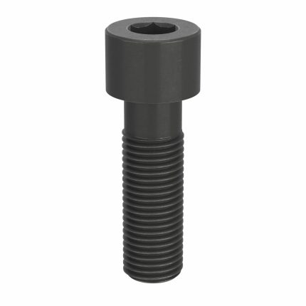 Socket Head Cap Screw: 1 1/4"-7 Thread Size, 4 in Lg, Std, Black Oxide, Steel, 1.25 in Head Ht