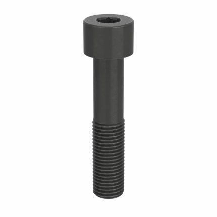 Socket Head Cap Screw: 1 1/2"-6 Thread Size, 7 in Lg, Std, Black Oxide, Steel, 1.5 in Head Ht